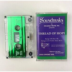 Soundtraks Christian World Thread of Hope Karaoke Cassette Tape
